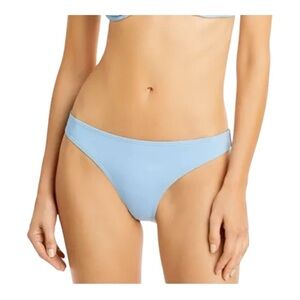 Onia Ashley Ribbed Bikini Bottom in Sea Blue NWT